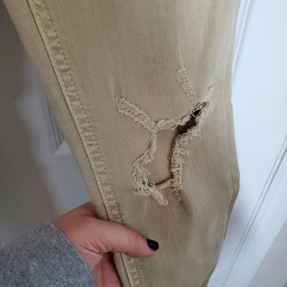 FREE People Busted Knee Distressed Skinny Pants - Picture 4 of 11